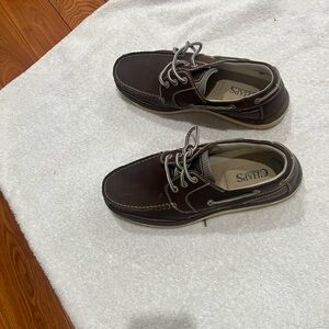 Chaps Men's Dark Brown Boat Shoes
